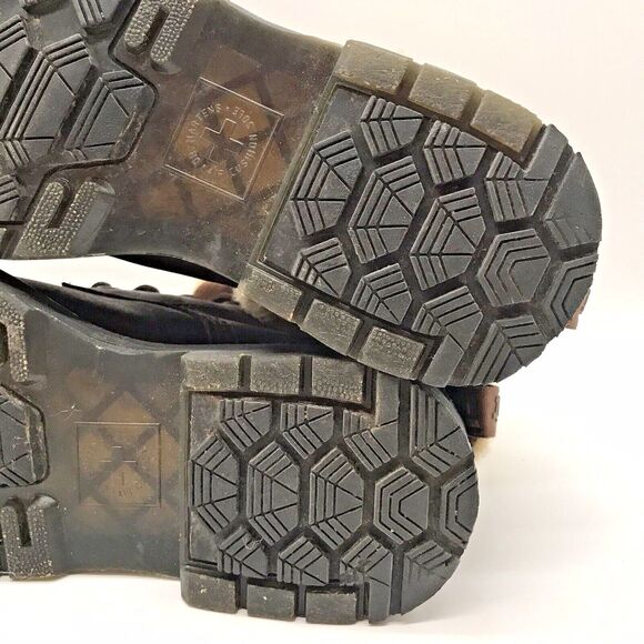 Dr. Martens Dark Brown Boots with Cream Lining - Picture 13 of 16